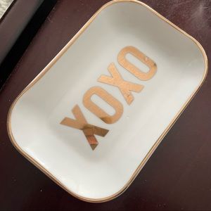 XOXO Ceramic Jewelry Tray